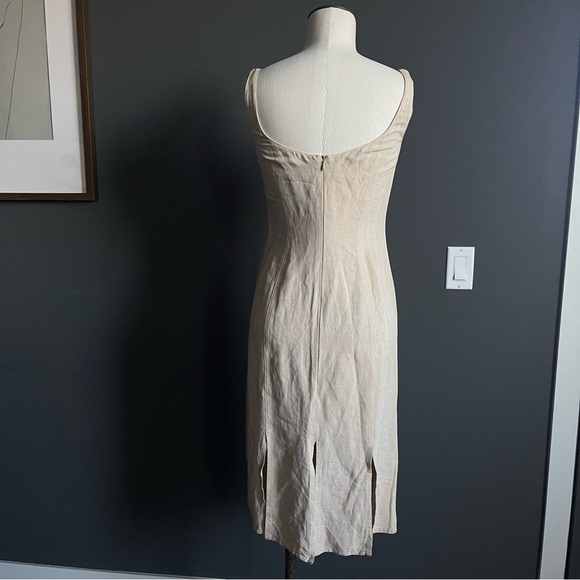 Vintage Escada Beige Linen Dress - Picture 5 of 10